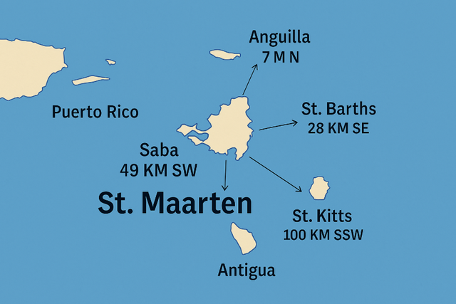 Islands Close to St Maarten