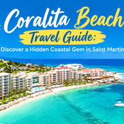Coralita Beach Travel Guide in Saint Martin with local tour guide and tourists